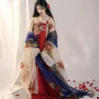 Palace Tang Dynasty Hanfu Dress Chinese Ancient Women Embroidered Print Dress
