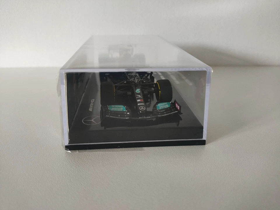 Mercedes W12 Lewis Hamilton Winner Quatar GP 2021 1/43 Minichamps - Photo 4/4