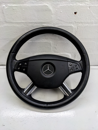 LENKRAD HUPE SCHWARZ LEDER MERCEDES ML320 W164 2007 - Bild 2 von 11