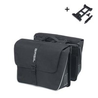 Doppeltasche Basil Forte Mik 35 Liter 15 X 38 X 30 Cm - Schwarz