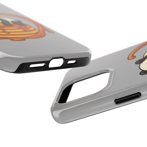 Cute Panda Pancake Tough Phone Case, Funny Phone Cover, Animal & Bear Lover Gift - 第 28/93 張圖片