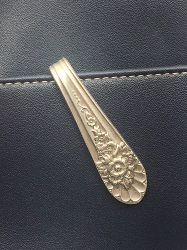 Jubilee Purse Hook Rogers Vintage Antique Silverplate Keychain Key Ring Holder - Picture 2 of 3