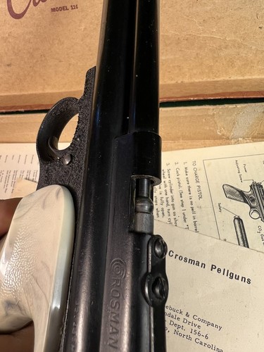 Crosman Model 116 Pellet Pistol w/ Box .22 Cal CO2 - Picture 11 of 20
