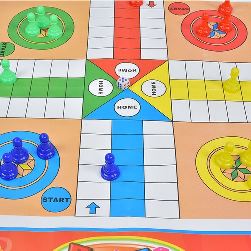 Ludo Game Ludo Card Set 23.6X17.7in Non-Woven Fabric Wear-resistant Bright Color - Picture 7 of 11