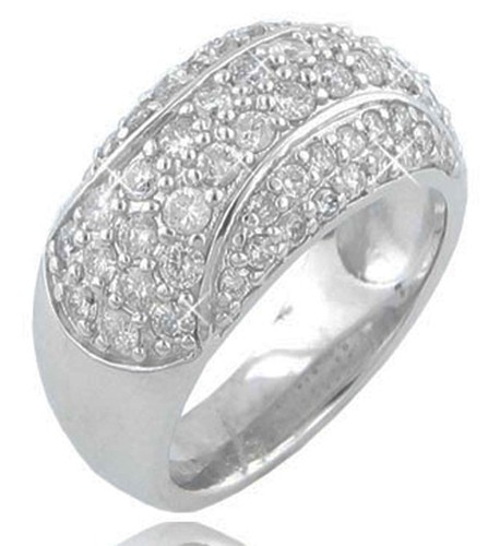 2.00 ct Ladies Round Cut Diamond Anniversary Band In Platinum New Style On Ebay - Picture 2 of 3