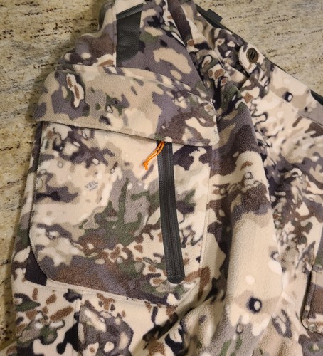 New! WALLS Fleece Scentrex Hunting Pants Men 3XL Veil Camo Zip Cargo Pocket H1d3 - Picture 10 of 24