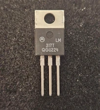 LM317T, 1.5A Adjustable Positive Linear Regulator Motorola TO-220 Qty- 5 pcs