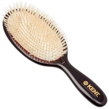 Kent CSGL 9" Large Oval Cushion Straightening Brush and Large, White