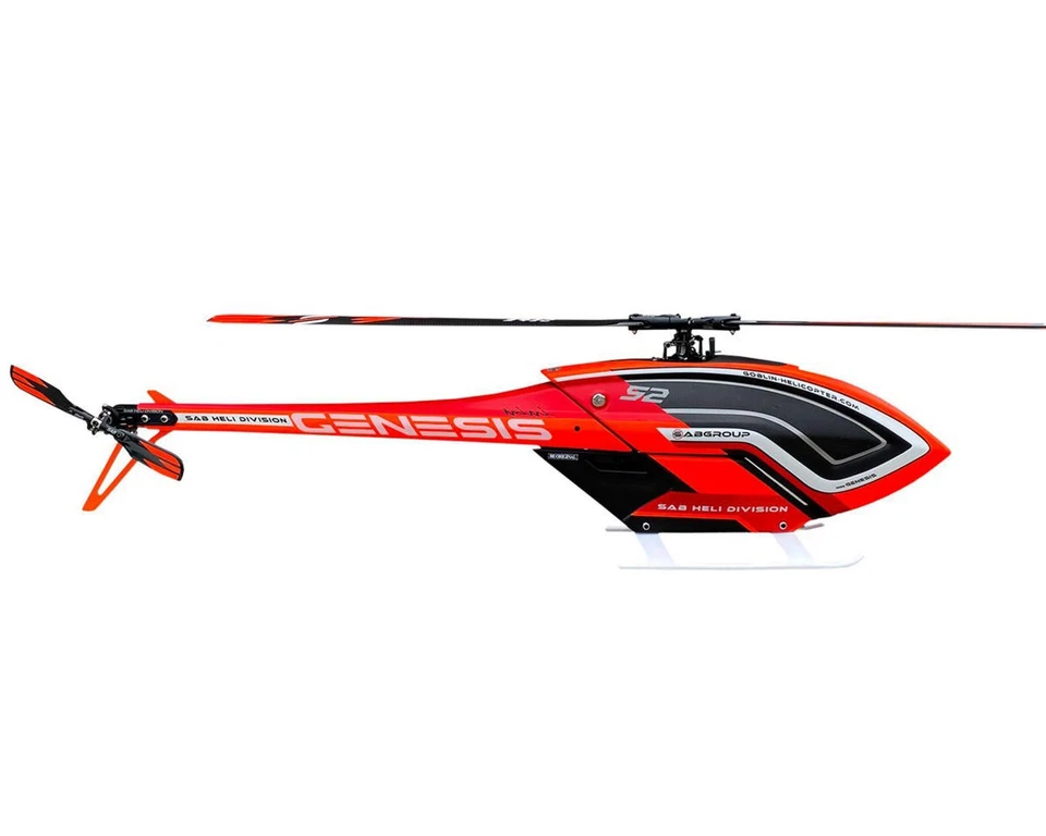 SAB Goblin Mini Genesis 420 Competition Electric Helicopter Kit (Orange) - Image 2 of 3