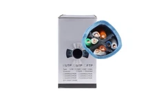 Cat6 Ethernet Cable, 1000' Pull Box, 550MHZ UTP, Blue - Lifetime Warranty