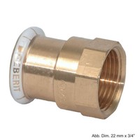 "Geberit Mapress Rotguss ÜBergangsstüCk Ig, 35Mm X 1\""