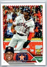 2023 Topps Holiday #H192 Jeremy Pe&ntilde;a Houston Astros