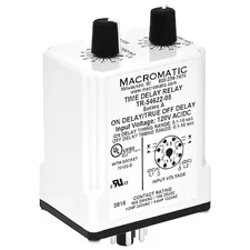 Macromatic Tr-55128-14 Single Function Time Delay Relay, Octal, Cycle On, 1