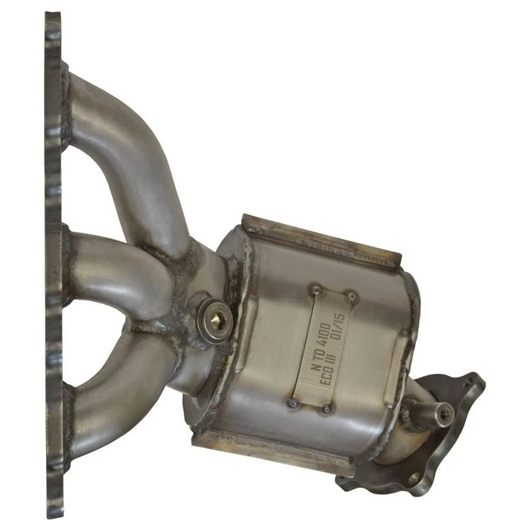 Right Catalytic Converter with Integrated Exhaust Manifold For 2012 Land Rover L Foto 3 de 4