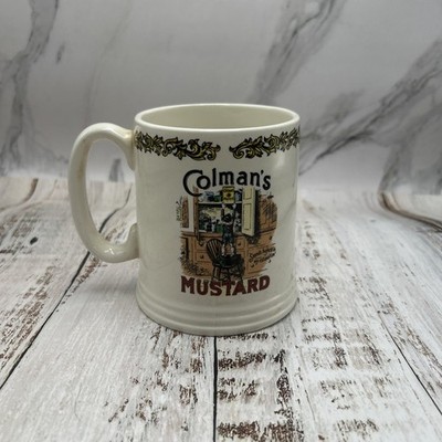 Vintage Colman's Mustard Tankard Becher Sammlerstück englische Lord Nelson Keramik
