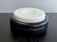 Pill Reminder Atomic Talking Alarm Clock w/ 8 Wake Up Alarms for Elderly Mom Dad