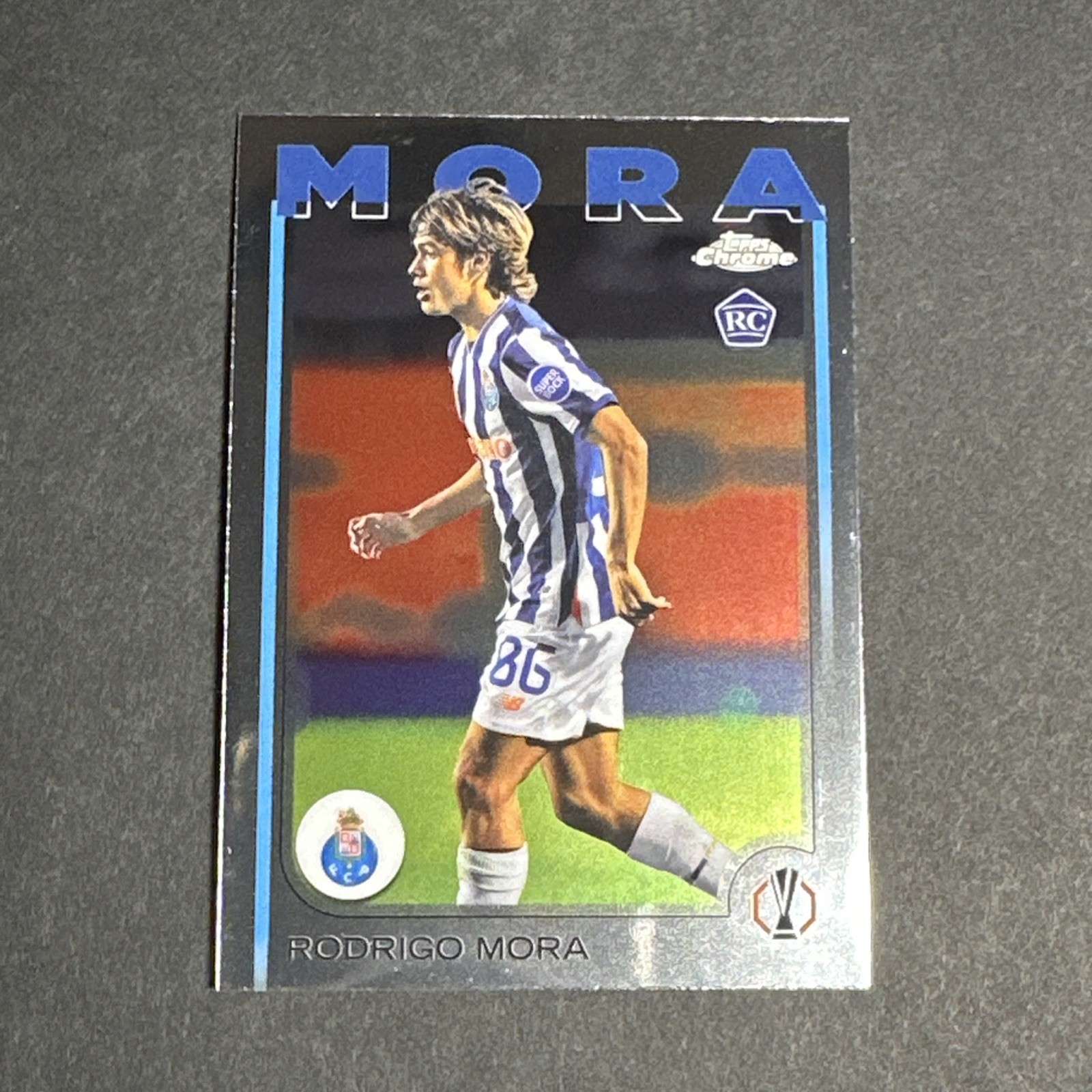 2024-25 Topps Chrome UEFA Club Competitions Rodrigo Mora #137