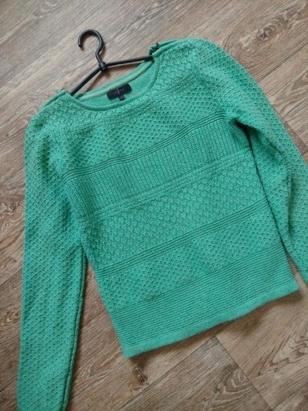Women Jasper Conran Sweater Green Angora 38 #9JTT
