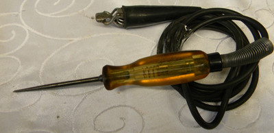 SNAP-ON AMBER HARD HANDLE CIRCUIT TESTER #CT4D