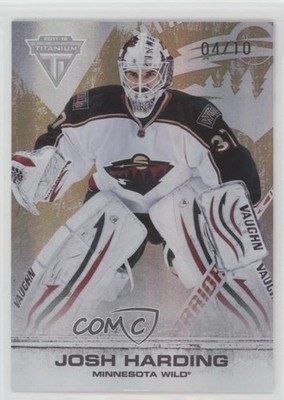 2011-12 Panini Titanium Spectrum Gold 4/10 Josh Harding #88 2tb
