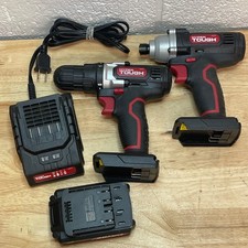 Hyper Tough 20V 2-Tool Combo Kit Cordless Drill & Impact Driver with 2Ah Battery