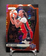 Ariel Atkins Red Pulsar /299 2024 Panini Prizm WNBA Card #56 Washington Mystics