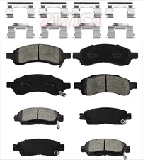 Ceramic Brake Pads Front Rear For Buick Enclave Chevy Traverse Acadia Outlook V6