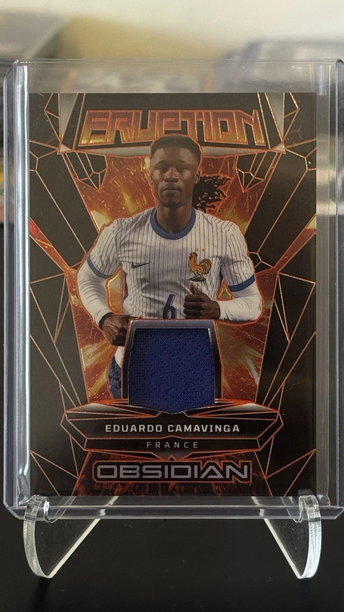 2024-25 Panini Obsidian - Eduardo Camavinga #ER-EC for sale | eBay
