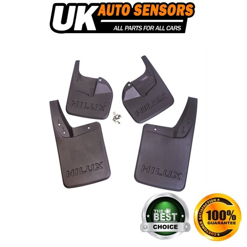 Fits Toyota Hilux Pickup LWB 2016-2024 Tailored Mud Flaps Set AST - Picture 4 of 8