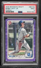 2020 Bowman Draft Purple Border 27/250 Bobby Witt Jr #BD-152 PSA 9 MINT