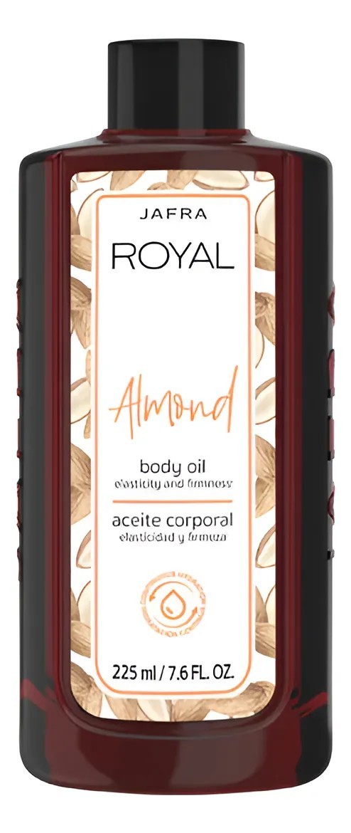 Jafra Royal Almond Rich Body Oil With Vitamin E 7 Fl Oz / 475ml ~ NEW