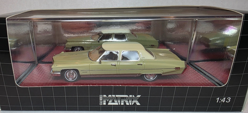 Matrix 1:43 1972 Cadillac Fleetwood Brougham Willow/Tan Interior NEW! BEAUTIFUL! - Picture 5 of 9