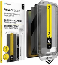 2 Pack Privacy Screen Protector for Samsung Galaxy S26 Ultra  Bubble Free  Ful