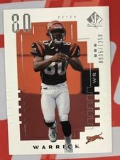 2000 SP Authentic #150 Peter Warrick Cincinnati Bengals Future Watch /1250