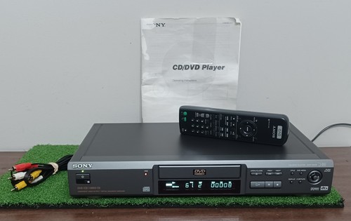 SONY DVP-S350 DVD/CD/VIDEO Player w/Remote Digital Video Sound Read Description!