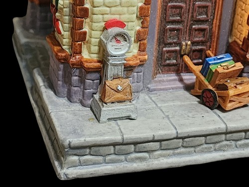 2001 Lemax Caddington Village Porcelain Lighted House Grand Junction Station - Bild 5 von 20