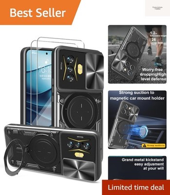ZMONE for Redmi K50 Gaming/Xiaomi Poco F4 GT 5G Case with Glass Screen Protec...