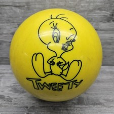 2000 Brunswick Warner Brothers Tweety Yellow Flaked Bowling Ball 14 Pound