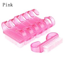 10pc Nail Dust Cleaning Brush Set Pink Manicure Pedicure Tools AU Stock