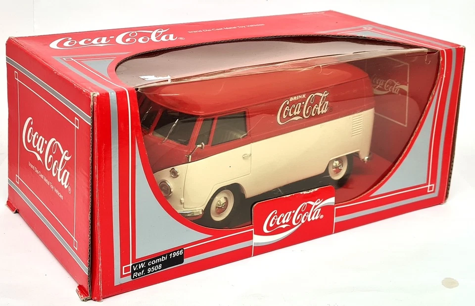 Solido 1/19 - Volkswagen Kombi Splitscreen Transporter Coca-Cola Model Van - Image 2 of 4