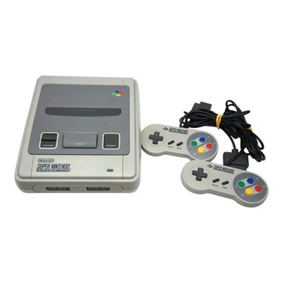 Super Nintendo SNES Konsole PAL - 2 x Controller original - Kabel