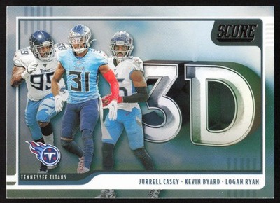 J.Casey / K.Byard / L.Ryan 2020 Score: 3D #3D-LKJ Tennessee Titans