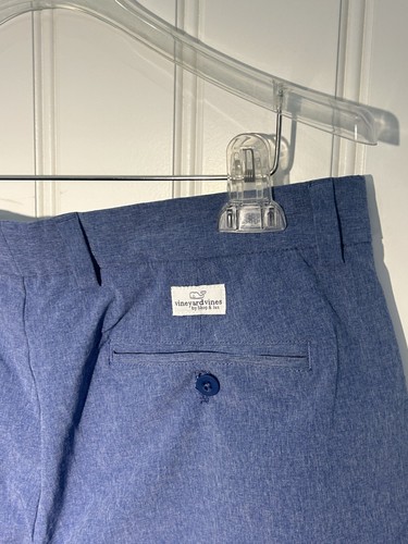 Vineyard Vines Men's Breaker Shorts 8" Performance Size 34 Heathered Blue - Picture 5 of 5