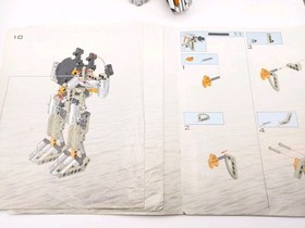 LEGO BIONICLE: Exo-Toa (8557) Titan Incomplete Missing Hose + Torn Instructions