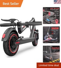 Folding Electric Scooter 10" Tires, 22 MPH, 50 Miles Max Range with App Control
