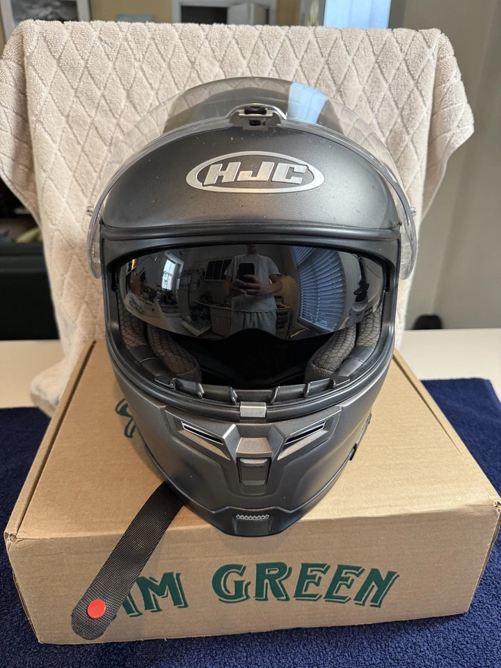 Полнолицевой дорожный шлем HJC RPHA 70 ST, матовый титан, XL, внутренний солнцезащитный козырек - Изображение 2 из 4