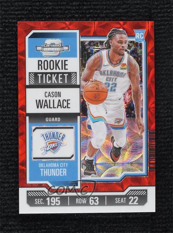 2023 Panini Contenders Optic Rookies International Prizm Cason Wallace RC 12hh