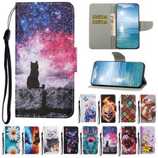 For Samsung S26 S25 S24 Ultra S23FE Painted Leather Flip Wallet Phone Case Cover