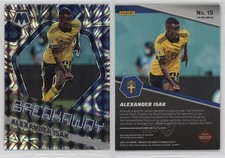 2021-22 Panini Mosaic FIFA Road to World Cup Breakaway Prizm Alexander Isak #15