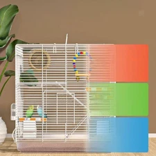 Iron Bird Cage Pet Supplies Decor Parrot Cage for Finches Lovebird Parrots